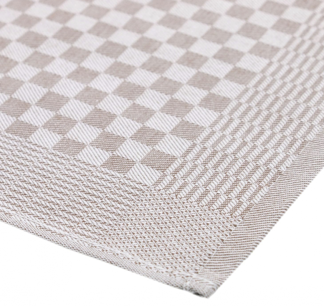 Keittiöpyyhe 'Hanni' - Beige/Valkoinen