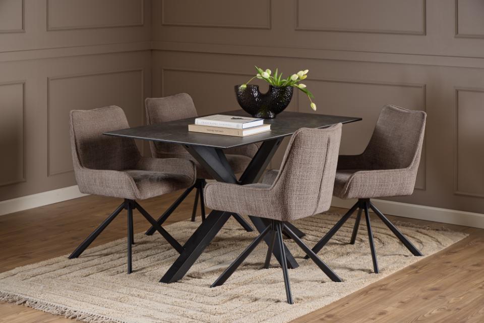 Tuoli 'Eddie' - Ruskea