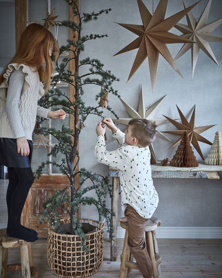 3-pakkaus Korit 'Collect' - Luonnonvärinen