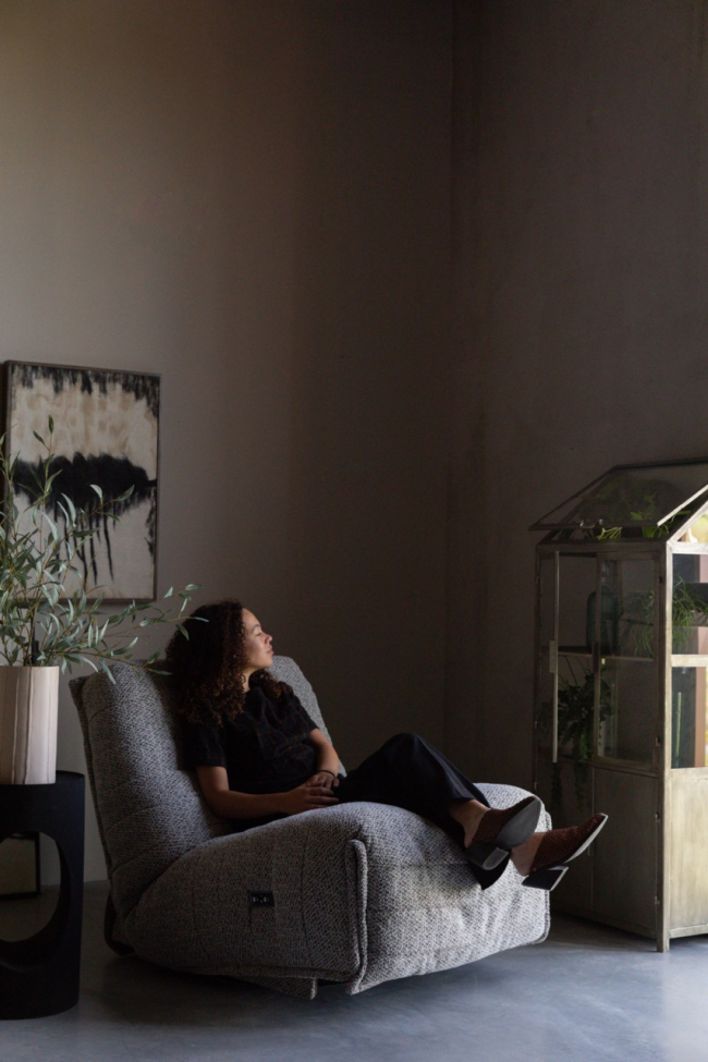 Säädettävä nojatuoli 'Hamilton' - Beige