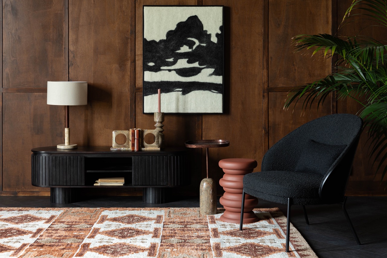 Tv-taso 'Kenji' - Ruskea