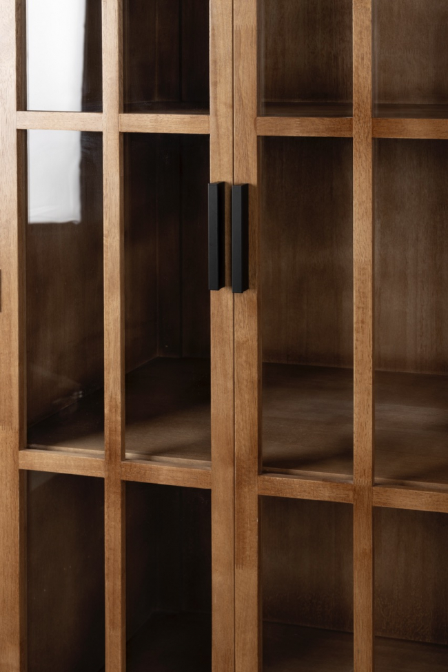 Kirjahylly 'Yaz' - Ruskea/Musta