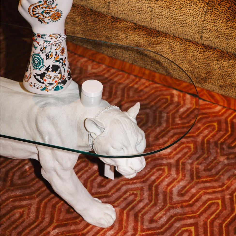 Soittopöytä 'Dope as hell' - Valkoinen