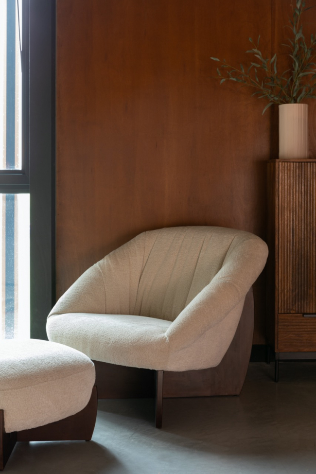 Nojatuoli 'Emilius' - Beige