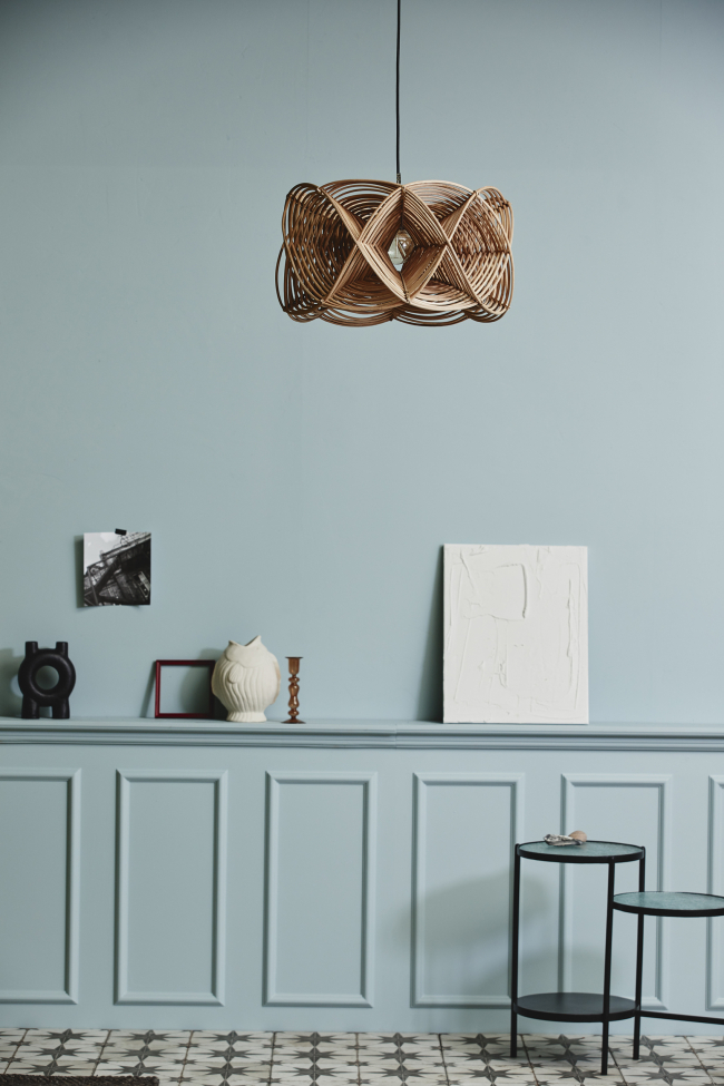 Lampunvarjostin 'METIS' - Luonnonvärinen