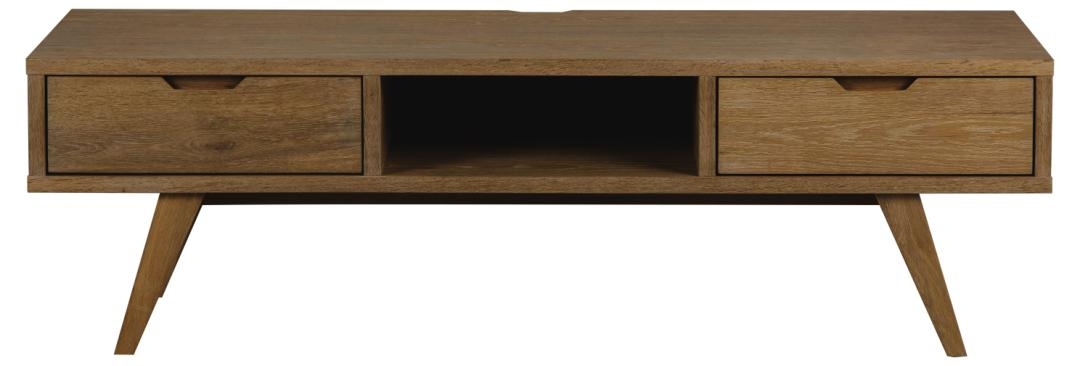 TV-pöytä 'Cefal' - Luonnonvärinen/Ruskea