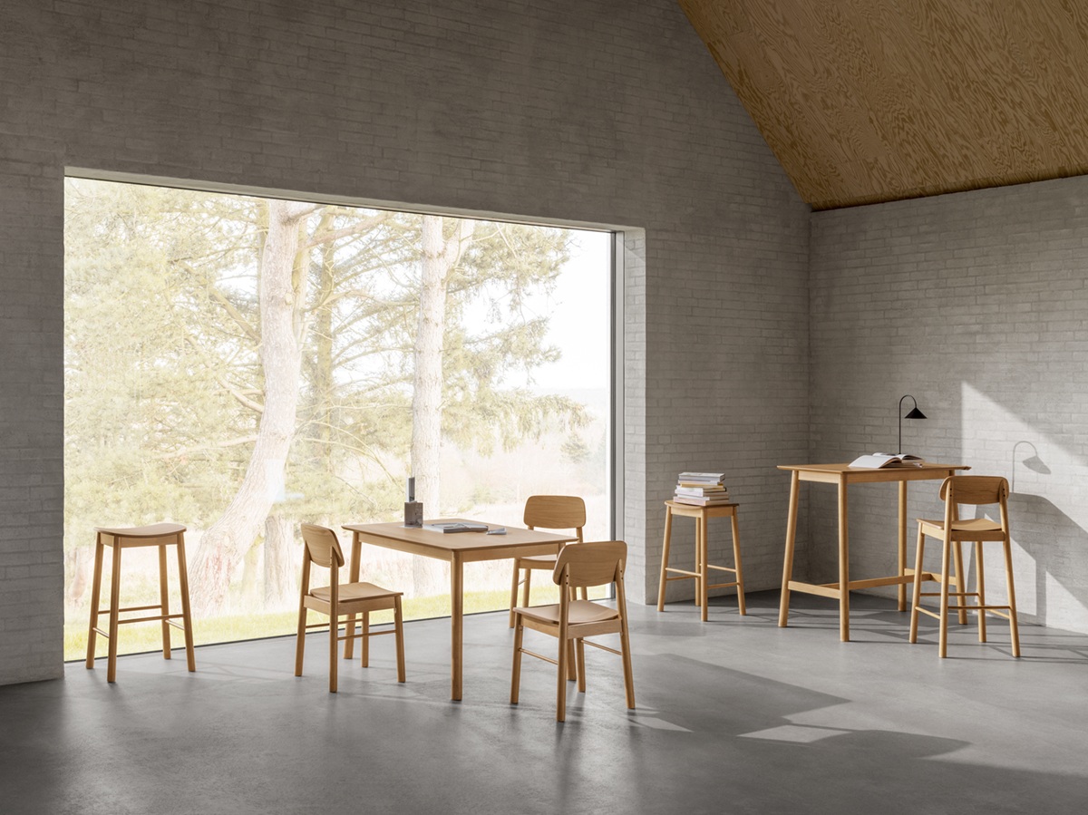 Ruokapöytä 'Barlow' 120x80cm - Luonnonvärinen