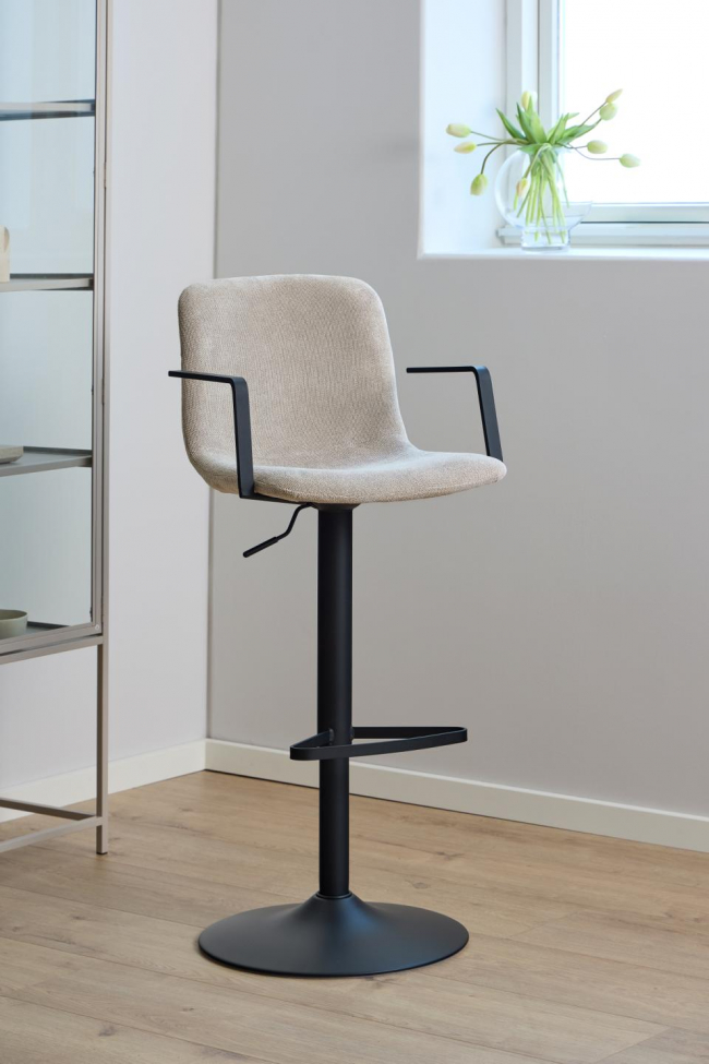 Baari tuoli 'Pablo' - Vaaleanbeige