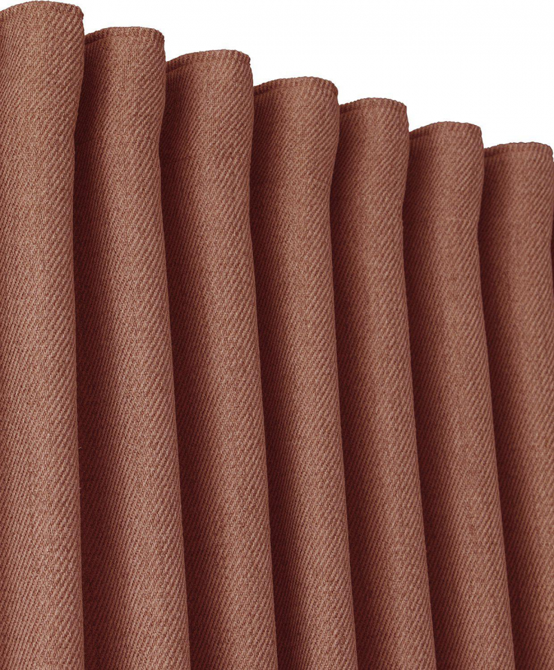 2-pack Verho 'Greenwich' 140x280 - Ruskea