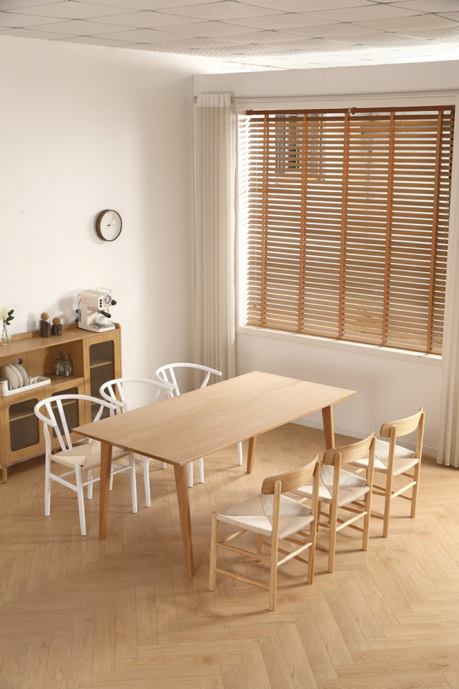 Ruokapöytä 'Saba' 180x90 cm - Tammi