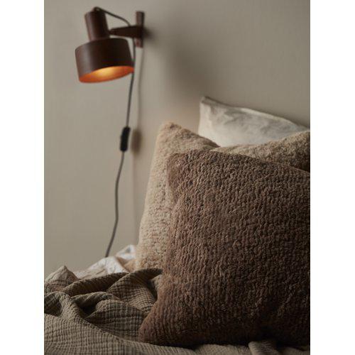 Tyynynpäällinen 'Dolly' 45x45 - Ruskea