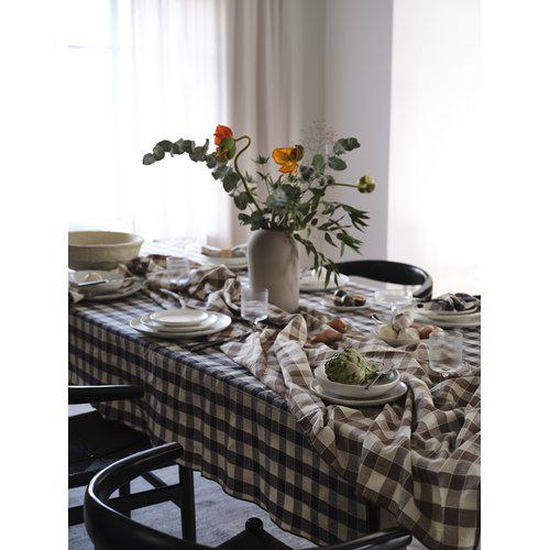 Pöytäliina 'Mary' 140x250 - Ruskea