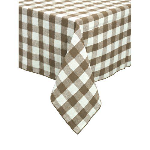 Pöytäliina 'Mary' 140x250 - Ruskea