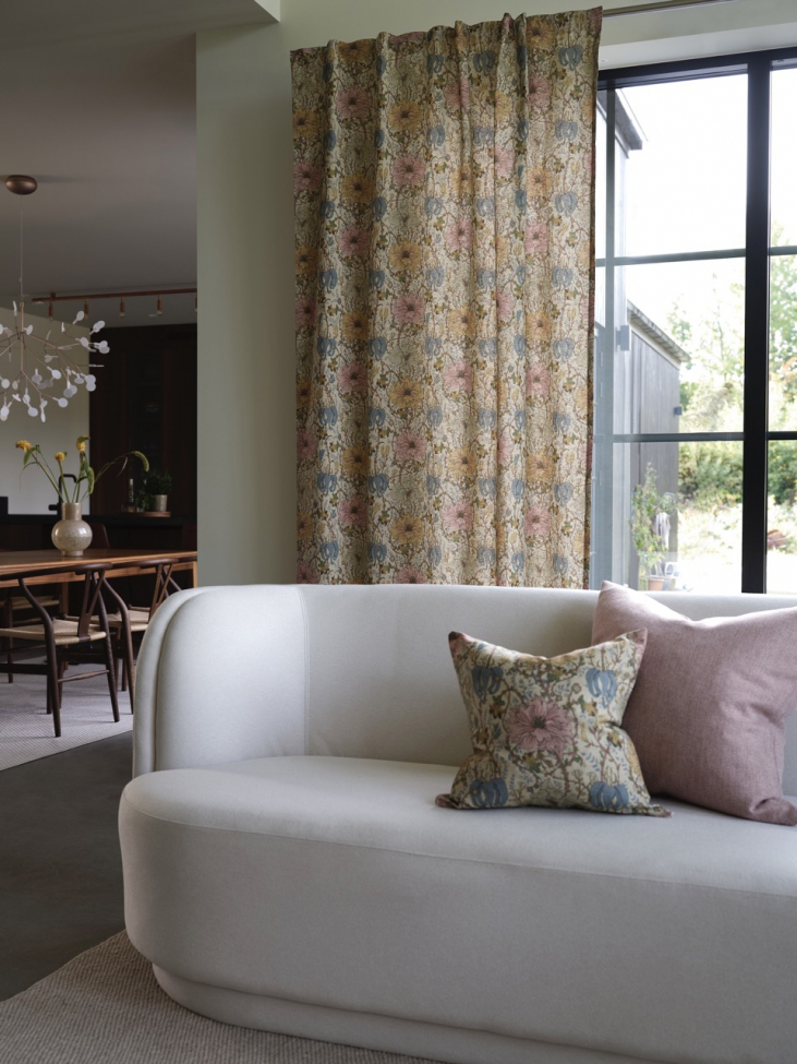 Tyynynpäällinen 'Flore' 45x45 - Keltainen