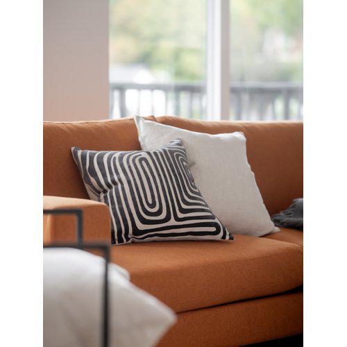 Tyynynpäällinen 'Molly' 45x45 - Harmaa/Musta