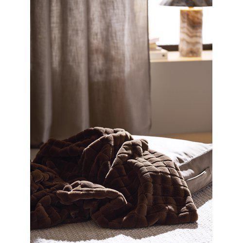 Peitto 'Luna' 120x150 - Ruskea