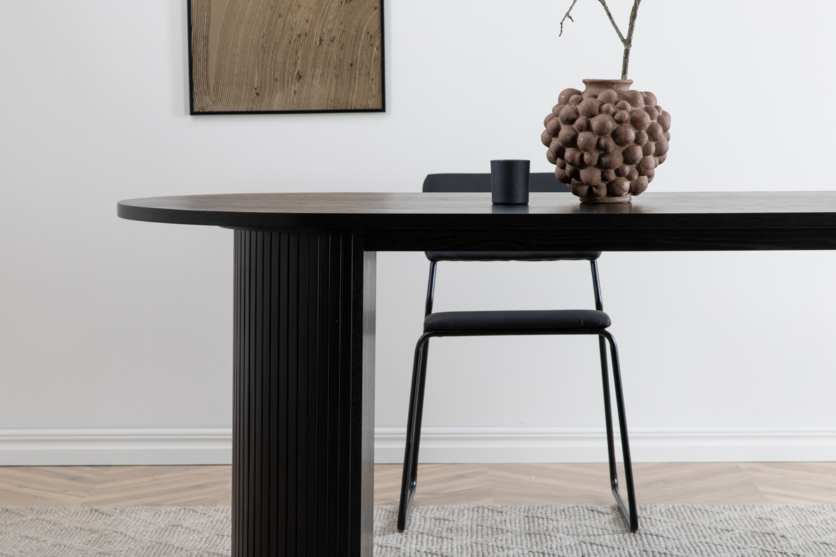 Ruokapöytä 'Barkaby' 90x200cm - Musta