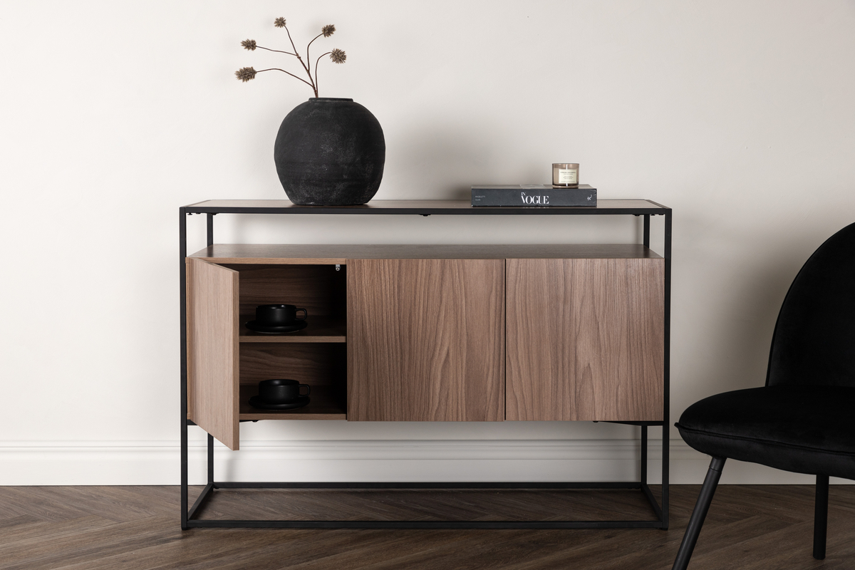 Kaappi 'Härnösand' 120x80cm - Ruskea