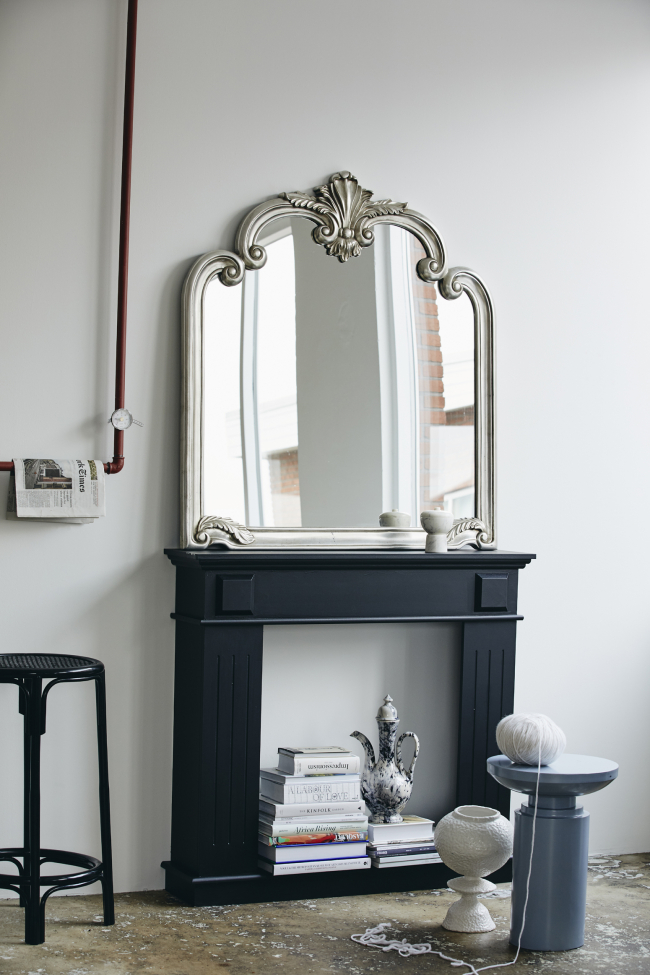 Väggspegel 'Angel' - Hopea