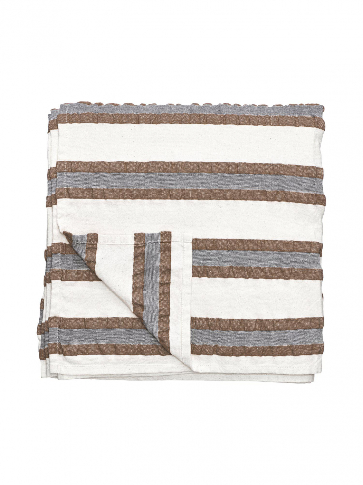 Pöytäliina 'Lollo' 145x280 - Ruskea