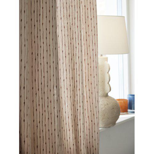 Verho 'Unni' 2-pack 140x280 - Ruskea