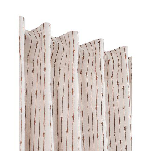 Verho 'Unni' 2-pack 140x280 - Ruskea