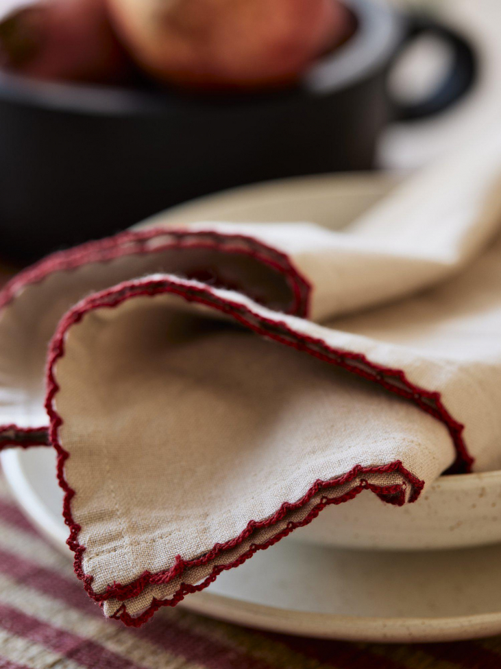 Keittiöpyyhe 'Stine' 50x70 - Punainen