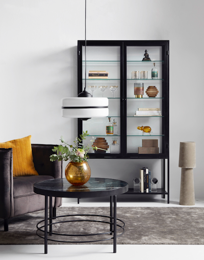 Vitriinikaappi 'Nanda' - Musta