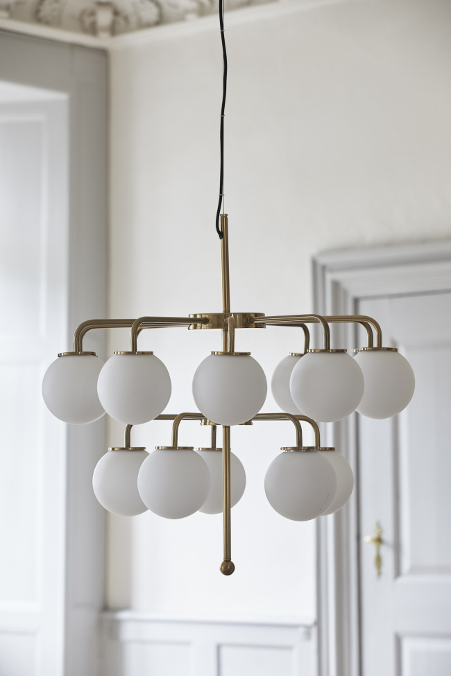 Kattovalaisin 'Paloma' - Valkoinen/Messing