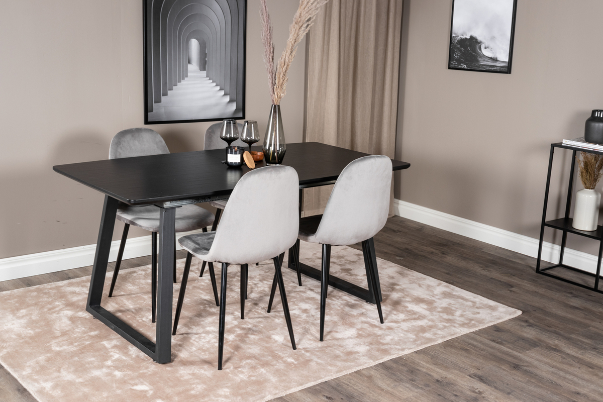 Tuoli 'Eidsberg' - Harmaa/Musta