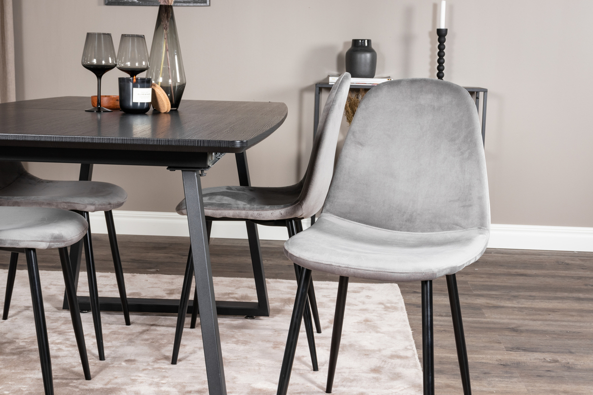 Tuoli 'Eidsberg' - Harmaa/Musta