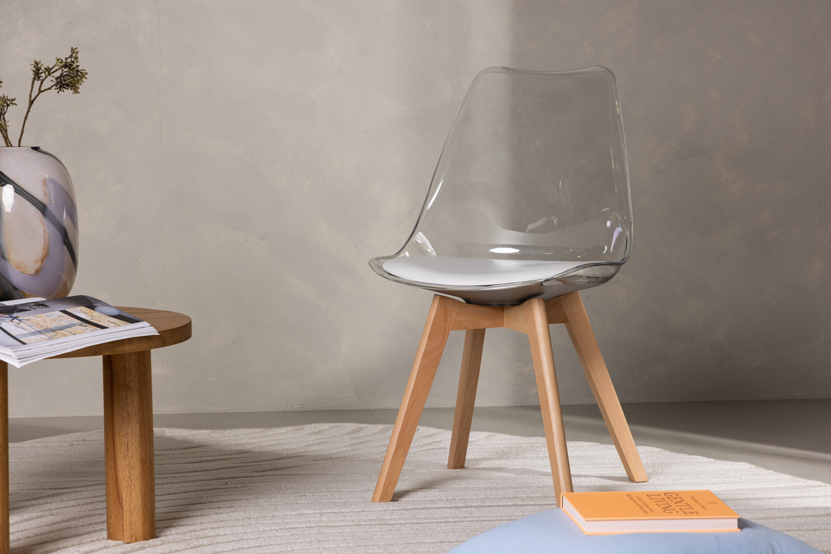 Tuoli 'Edvin' - Läpinäkyvä