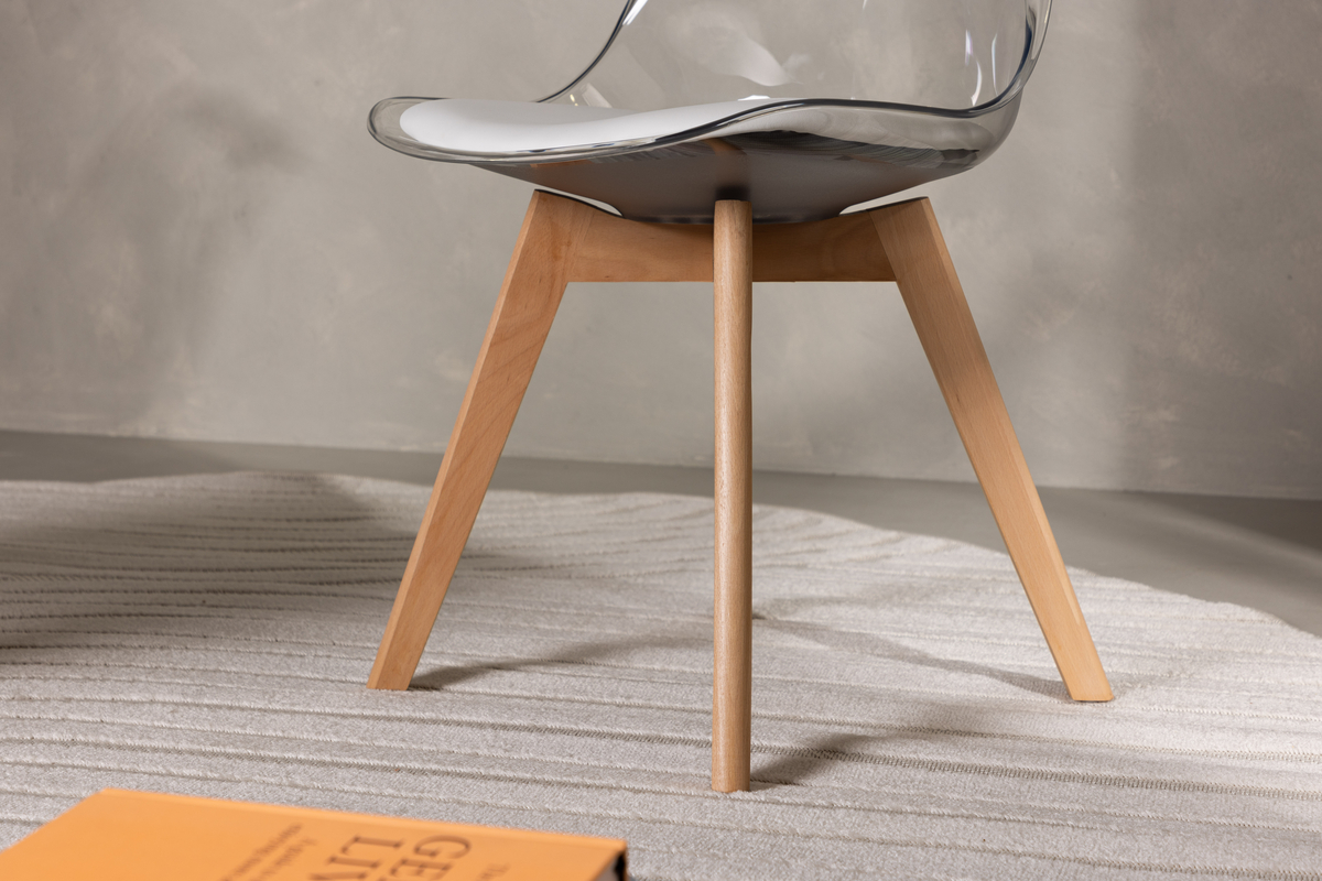 Tuoli 'Edvin' - Läpinäkyvä