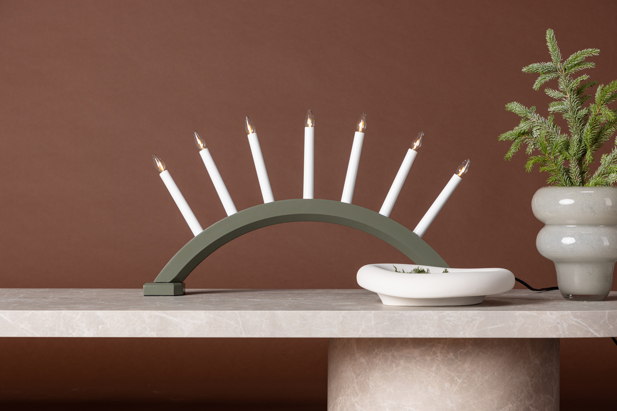 Pöytälamppu 'Halland' 34 cm - Vihreä