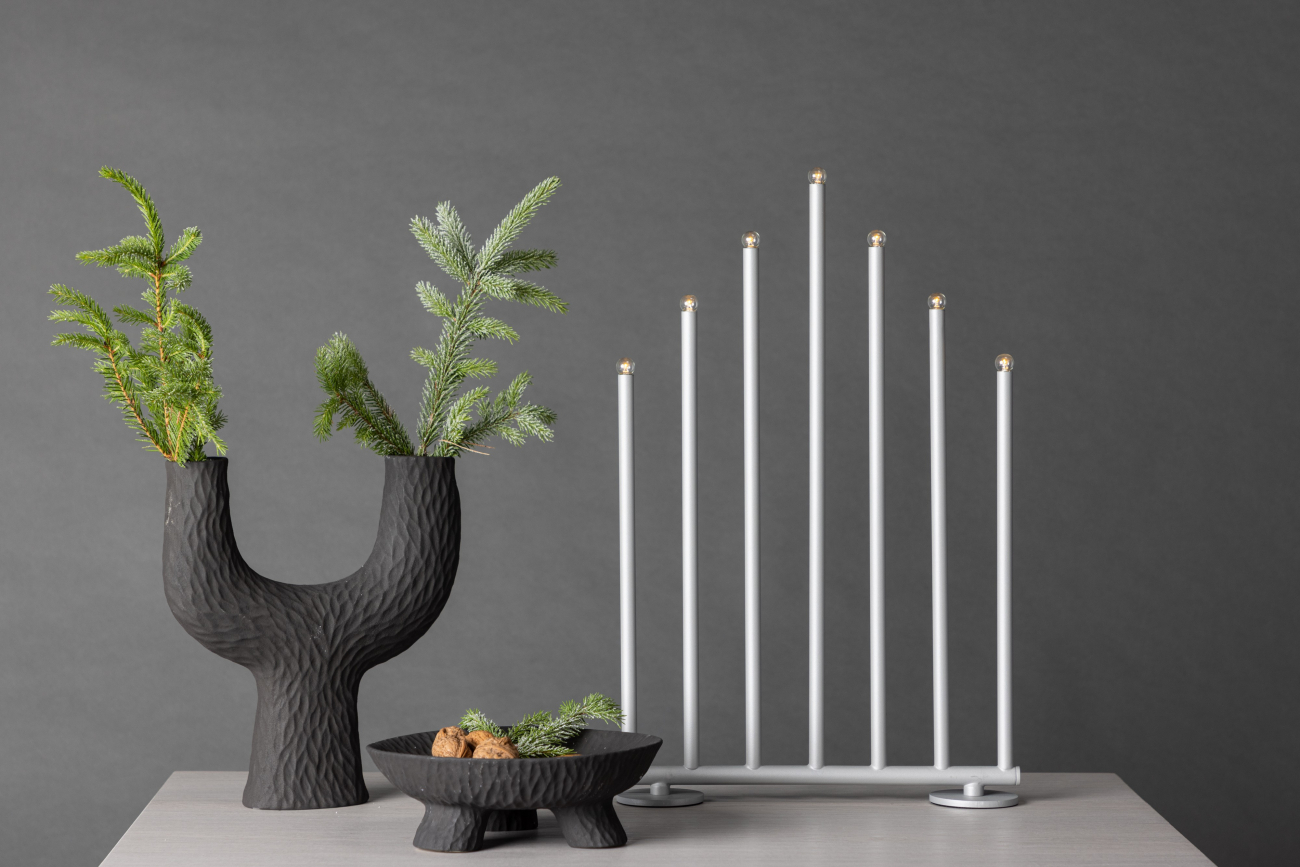 Adventtikynttelikkö 'Åkinge' - Hopea