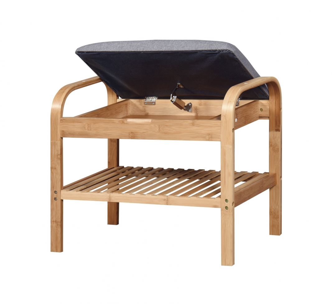 Kenkähylly 'Sandee' 60cm - Tammi/Harmaa