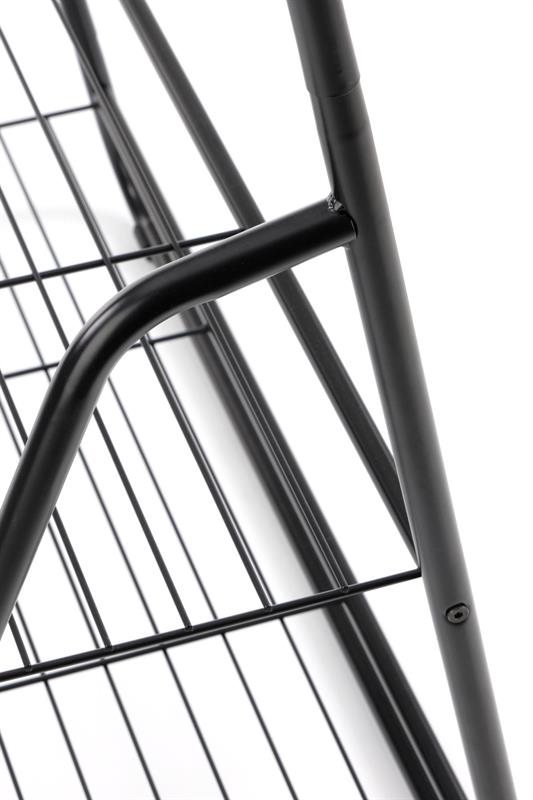 Vaateripustin 'Reine' - Musta