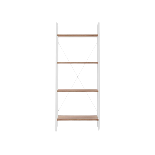 Kirjahylly 'Berg' - Valkoinen/Tammi