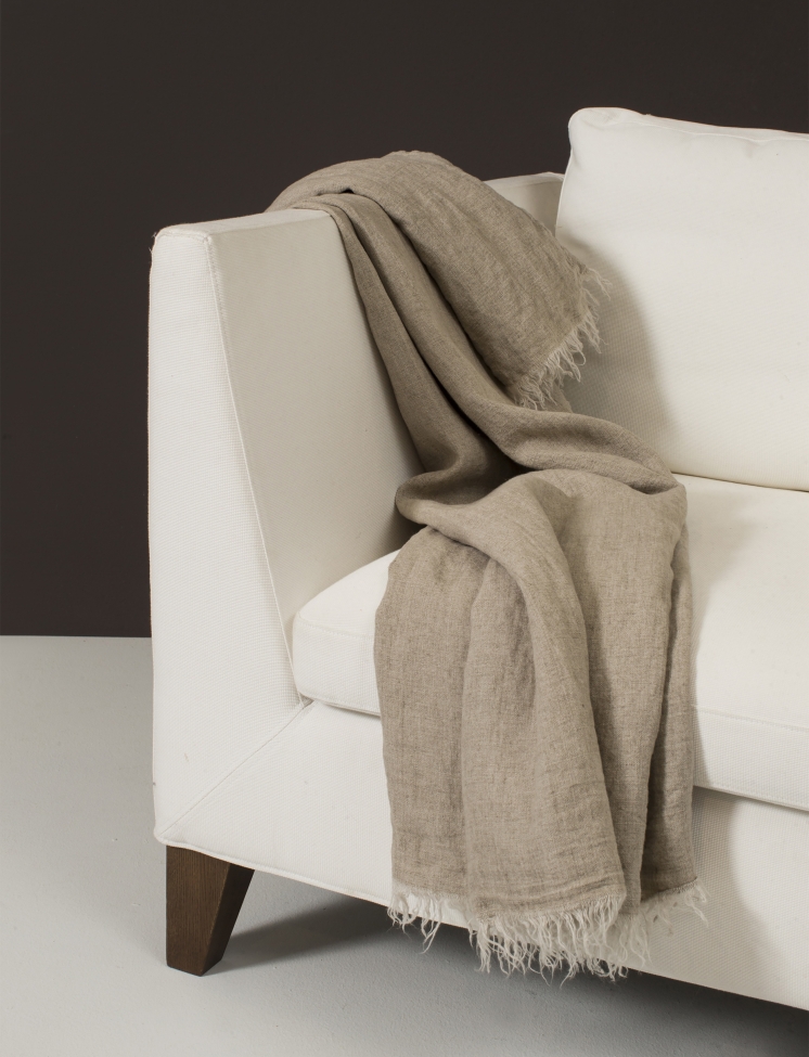 Peitto 'Levelin' 140X240 - Luonnonvärinen