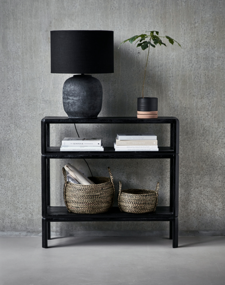 Konsoli 'Mono' 100x95cm - Musta