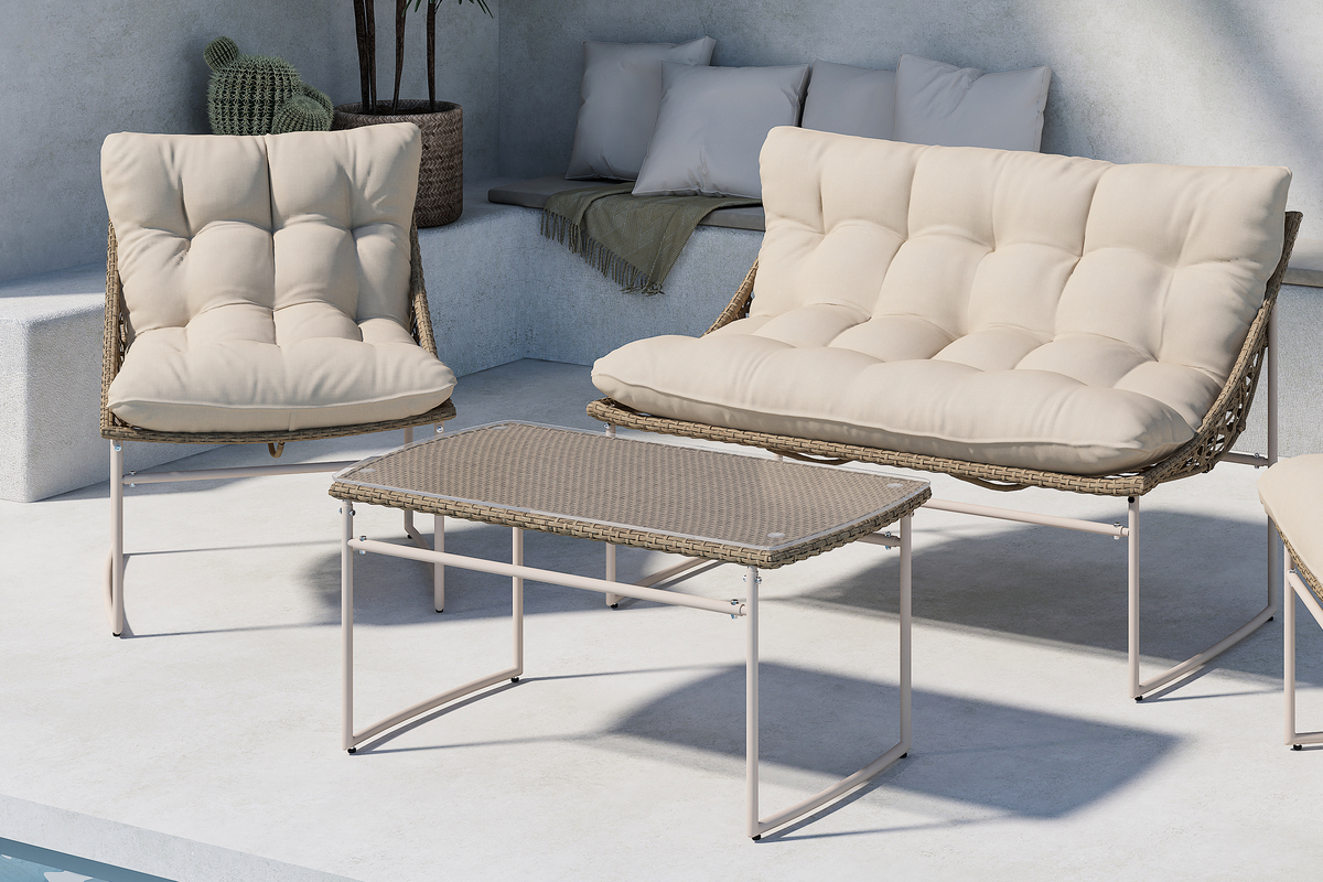 Lounge-setti 'Calador' - Beige