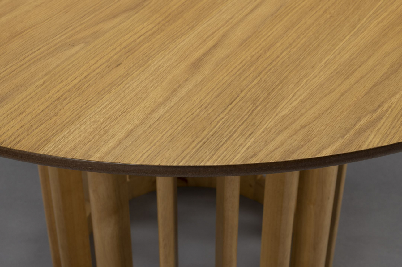 Pöytä 'Barlet' Pyöreä 120cm - Luonnonvärinen
