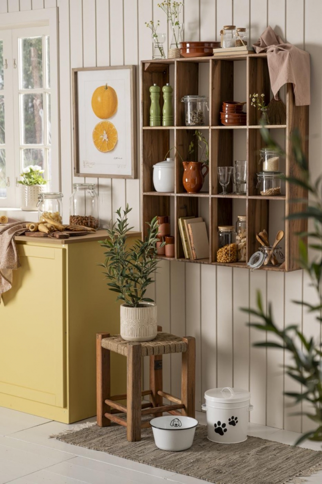 Hylly 'Unique' - Luonnonvärinen