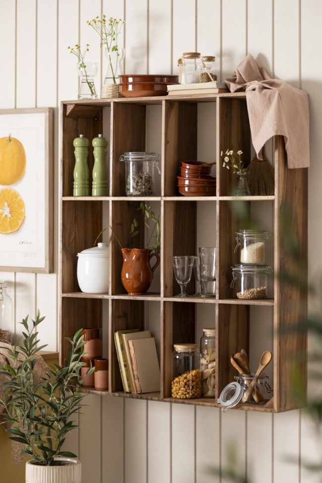 Hylly 'Unique' - Luonnonvärinen