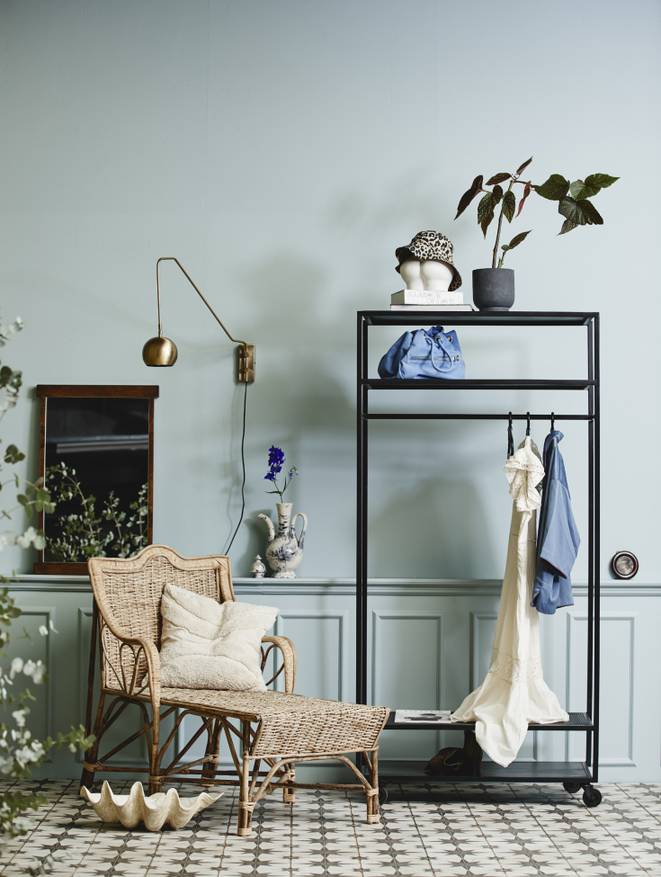 Vaatekaappihylly 'Malta' - Musta