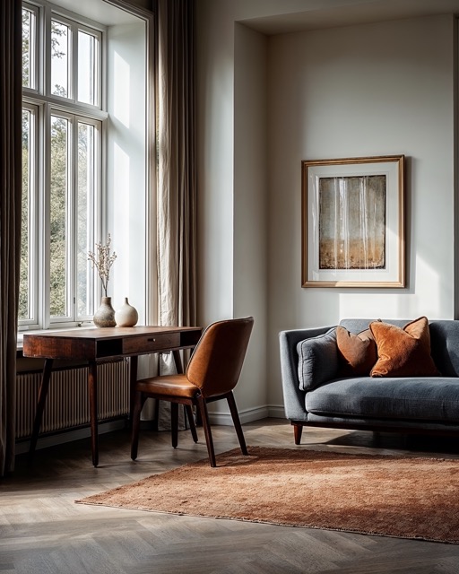 Työpöytä 'Prime' - Pähkinä