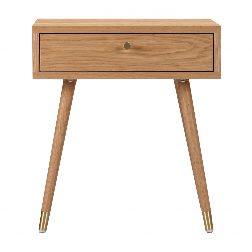 Yöpöytä 'Prime' - Tammi/Messinki