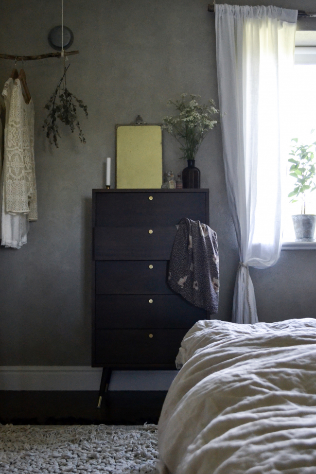 Komero 'Prime' 5 laatikkoa - Pähkinä/Messinki