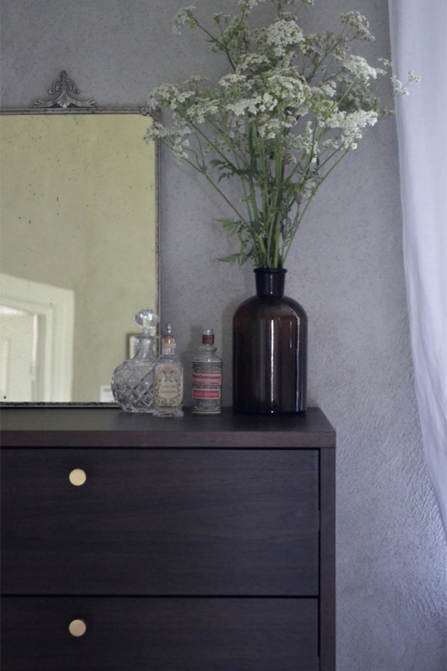 Komero 'Prime' 5 laatikkoa - Pähkinä/Messinki