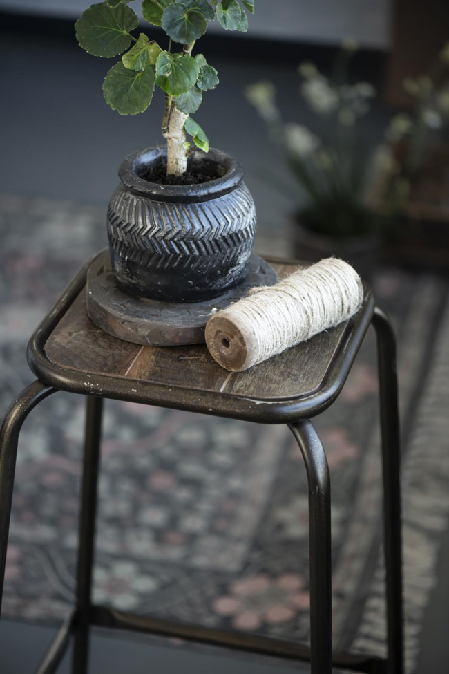 Baari-tuoli 'Dill' - Puu/Metalli